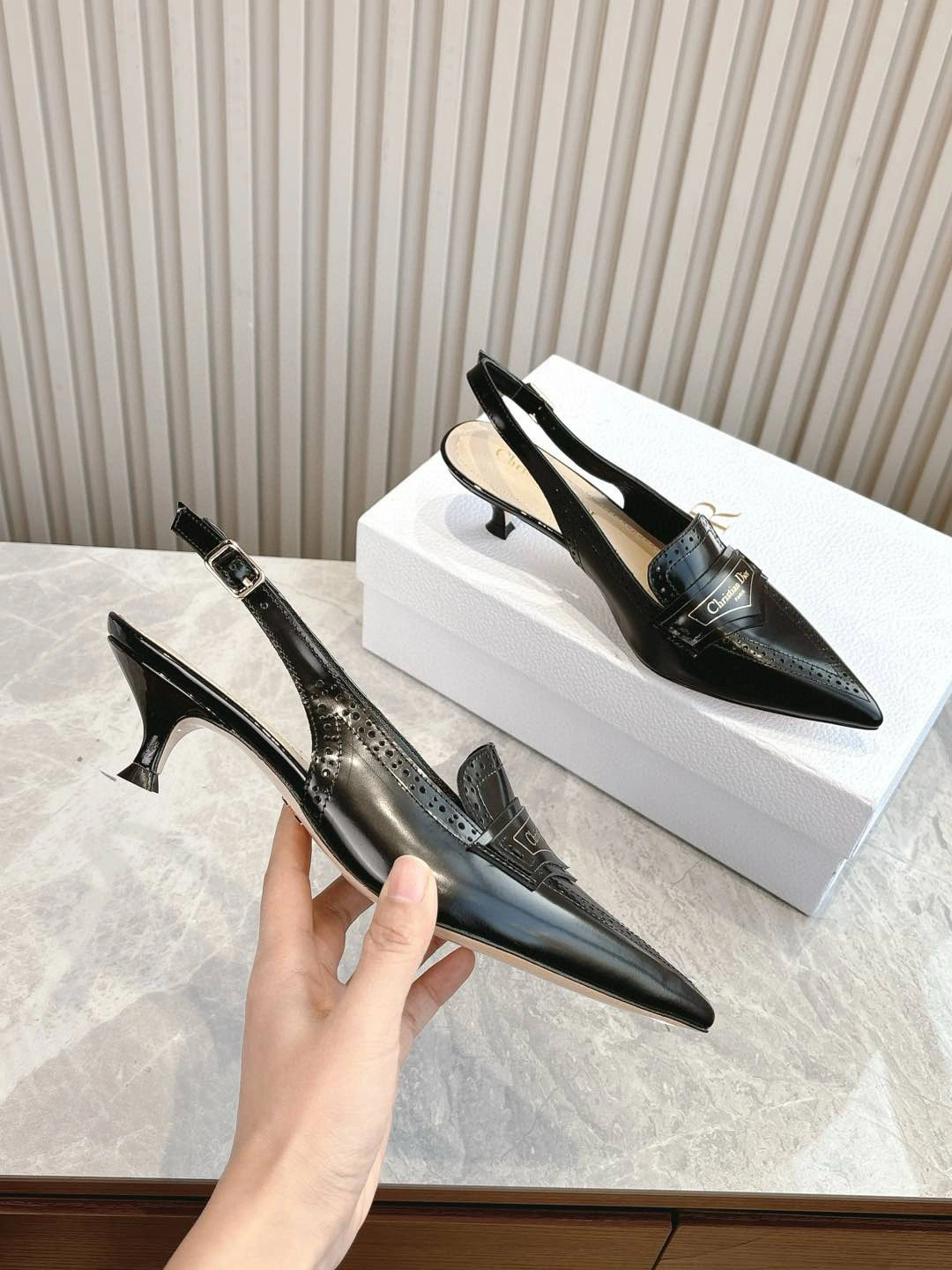 coco-4ior KDV178VEA_S900 Ox hide leather sheepskin Genuine leather Heel heigh3.5CM item:E-X158E0799T